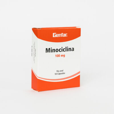 Minociclina 100mg x 10 Cápsulas